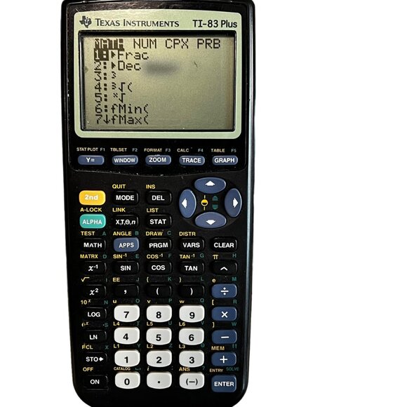 Graphing Calculator TI-83 Plus Texas Instruments Black - Picture 4 of 7
